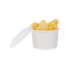Karat® Food Container Base 8 OZ Paper PLA White 1000/Case