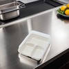 Lid Dome 6X6X1.5 IN PET Clear Square For Container 500/Case