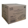 Take-Out Container Base 7X10X1.25 IN 2 Compartment PP Black Microwave Safe 250/Case
