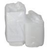 Take-Out Container Base & Lid Combo With Dome Lid 38 OZ PP White Clear Rectangle 150/Case