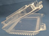 Take-Out Container Hinged 9.375X6.75X2 IN Clear 350/Case