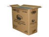 Tripak® Take-Out Container Base & Lid Combo With Dome Lid 12 OZ Plastic Black Clear Rectangle Microwave Safe 150/Case