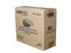 Tripak® Take-Out Container Base & Lid Combo With Dome Lid 12 OZ Plastic Black Clear Rectangle Microwave Safe 150/Case