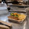 Take-Out Container Hinged Large (LG) 9X9X3 IN Square 250/Case