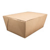 ChampPak #4 Take-Out Box Fold-Top 7.75X5.5X3.5 IN Paper Kraft Rectangle 160/Case