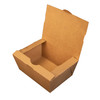 ChampPak #4 Take-Out Box Fold-Top 7.75X5.5X3.5 IN Paper Kraft Rectangle 160/Case