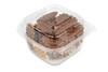 SeeShell® Take-Out Container Hinged With Dome Lid 5X5 IN PS Clear Square 250/Case