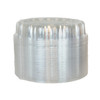 Caterware® Lid Dome 16X3.5 IN 1 Compartment OPS Clear Round For Container 50/Case
