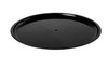 Platter Pleasers Serving Tray Base 10.25 IN Plastic Black Round 25/Case
