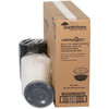 Versa2Go Take-Out Container Base & Lid Combo 30 OZ PP Black Clear Round 150/Case