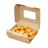 Bagcraft® EcoCraft Eco-Flute® Take-Out Box Hinged With Dome Lid 5X4X2.06 IN Paper Kraft Rectangle 300/Case