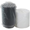Take-Out Container Base & Lid Combo With Dome Lid 32 OZ PP Black Clear Round 150/Case