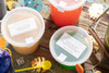 Lid Flat 4.7X0.4 IN 1 Compartment PE Clear Round For 8-32 OZ Deli Container Unhinged Recessed 480/Case