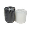 Take-Out Container Base & Lid Combo With Dome Lid 35 OZ PP Black Clear Round 150/Case