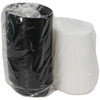 Take-Out Container Base & Lid Combo With Dome Lid 16 OZ PP Black Clear Oval 150/Case