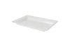Take-Out Tray 10X14 IN PP White Rectangle 25/Case