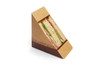 Sandwich Wedge 6.85X2.85 IN Paper Kraft #Readyfresh FDA Compliant With Window 500/Case