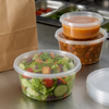 Lid PET Clear For 8-32 OZ Deli Container Inside Fit 500/Case