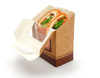 Wrap Pack Take-Out Box 4.25X2.5X5.25 IN Paper #Readyfresh With Window 500/Case