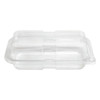 Hoagie & Sub Take-Out Container Hinged Plastic Tamper-Evident 232/Case