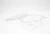 Deli Container Hinged With Flat Lid 4 OZ RPET Clear 100 Count/Pack 4 Packs/Case 400 Count/Case