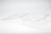 Deli Container Hinged With Flat Lid 24 OZ RPET Clear 100 Count/Pack 2 Packs/Case 200 Count/Case