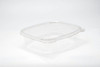 Deli Container Hinged With Flat Lid 24 OZ RPET Clear 100 Count/Pack 2 Packs/Case 200 Count/Case