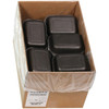 Pressware® Ebony Premier Take-Out Container Base 5X6X1.375 IN Paperboard Black Oblong Microwave Safe 500/Case