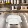 Deli Container Hinged 12 OZ RPET Clear 200/Case