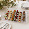 Serving Tray 16X12 IN Clear Rectangle 25/Case