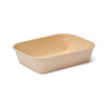 PaperLuxe® Take-Out Container Base 8.03X6.14X1.91 IN Paper Kraft Rectangle 450/Case