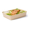 PaperLuxe® Take-Out Container Base 9X7.01X1.91 IN Paper Kraft Rectangle 400/Case