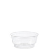 Solo® SoloServe® Dessert Container Base 5 OZ PET Clear Round 50 Count/Pack 20 Packs/Case 1000 Count/Case
