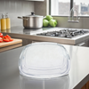 Lid Dome 18 IN PET Clear For Container 50/Case