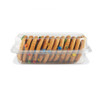 Crystal Seal® Hoagie & Sub Take-Out Container Hinged With Dome Lid 9X5X3.03 IN PET Clear Rectangle 100/Case