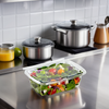 Food Container 24 OZ PET Clear Rectangle Tamper-Evident 24 Cases/Pallet