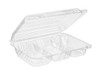 Cookie/Donut Dessert Container 3 Compartment Clamp Style 212/Case