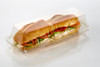 Hoagie & Sub Take-Out Container 11.89X4.92X2.80 IN PET Clear Tamper-Evident 220/Case