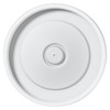 Lid 1 Compartment Plastic White Round For 8-12-16 OZ Soup Cup 500/Case