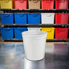 Bucket & Tub Base 85 OZ PET White 200/Case