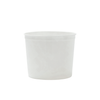 Bucket & Tub Base 170 OZ HDPE White Round 100/Case