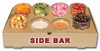 The Catering Box SIDE BAR 21X13.25X4 IN 8 Compartment Corrugated Cardboard Kraft With Perforated Tear Off Lid 25/Bundle