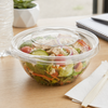 Safe-T-Fresh® Deli Container Hinged With Dome Lid 24 OZ RPET Clear Round 150/Case