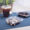Deli Container With Flat Lid 8 OZ PET Clear Tamper-Resistant 200/Case