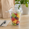 Safe-T-Fresh® Deli Container Hinged With Dome Lid 16 OZ RPET Clear Round 232/Case