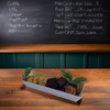 Take-Out Tray Base & Lid Combo With Post-Consumer RPET Dome Lid 7X2X1.75 IN Bamboo Rectangle 100/Case