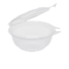 Salad Take-Out Container Hinged With Dome Lid 24 OZ PET Clear Tamper-Resistant 240/Case