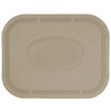 Lid Flat 10.1X7.8 IN Pulp Fiber Kraft Rectangle For Container 400/Case