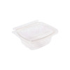 CrisPak Pro-Lok Deli Container Hinged With Flat Lid 12 OZ PET Clear Rectangle Tamper-Evident 400/Case