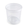 Value Line Deli Container Base 24 OZ PP Clear 500/Case